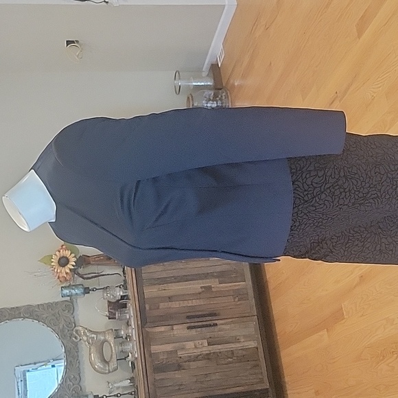 Arkis Navy Silk Evening Jacket - Picture 3 of 14